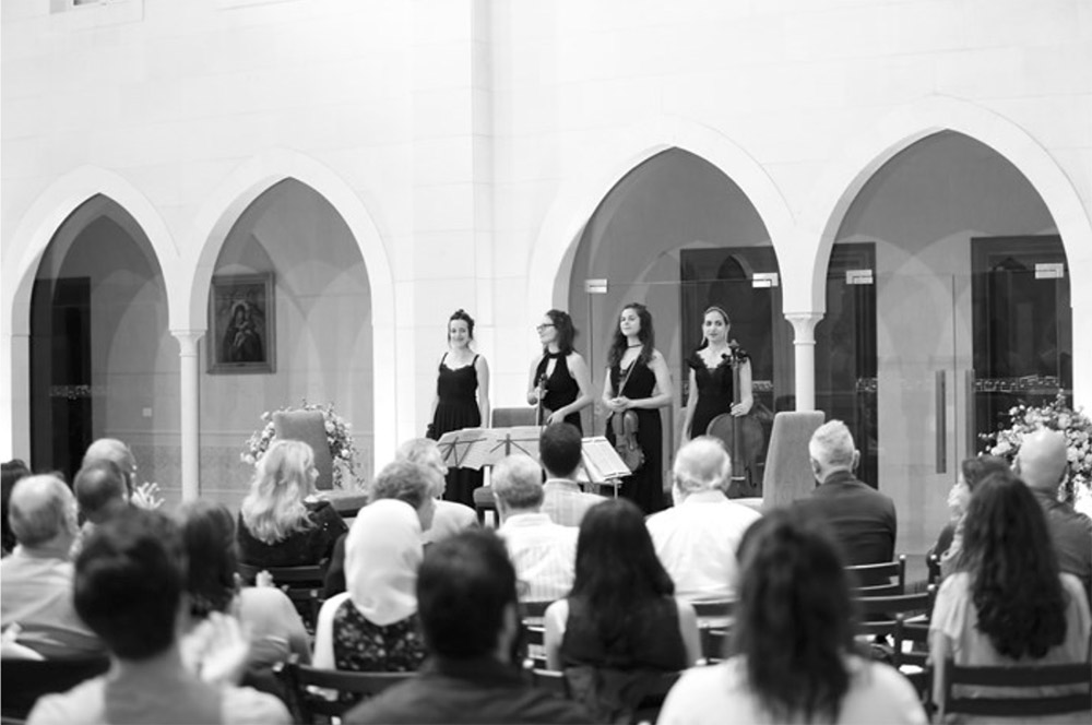 Concert du Quatuor Zaïde à l'Université Antonine