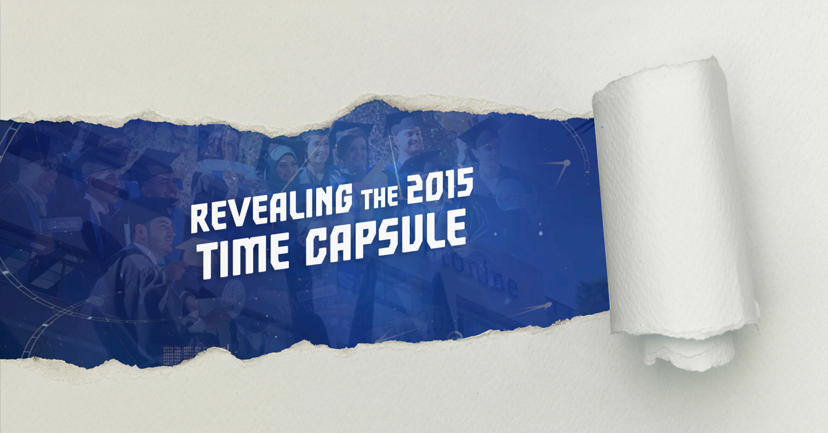 Revealing the 2015 Time Capsule at UA