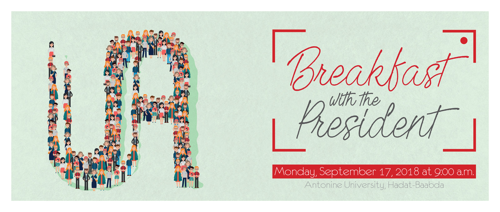 Petit-déjeuner du recteur