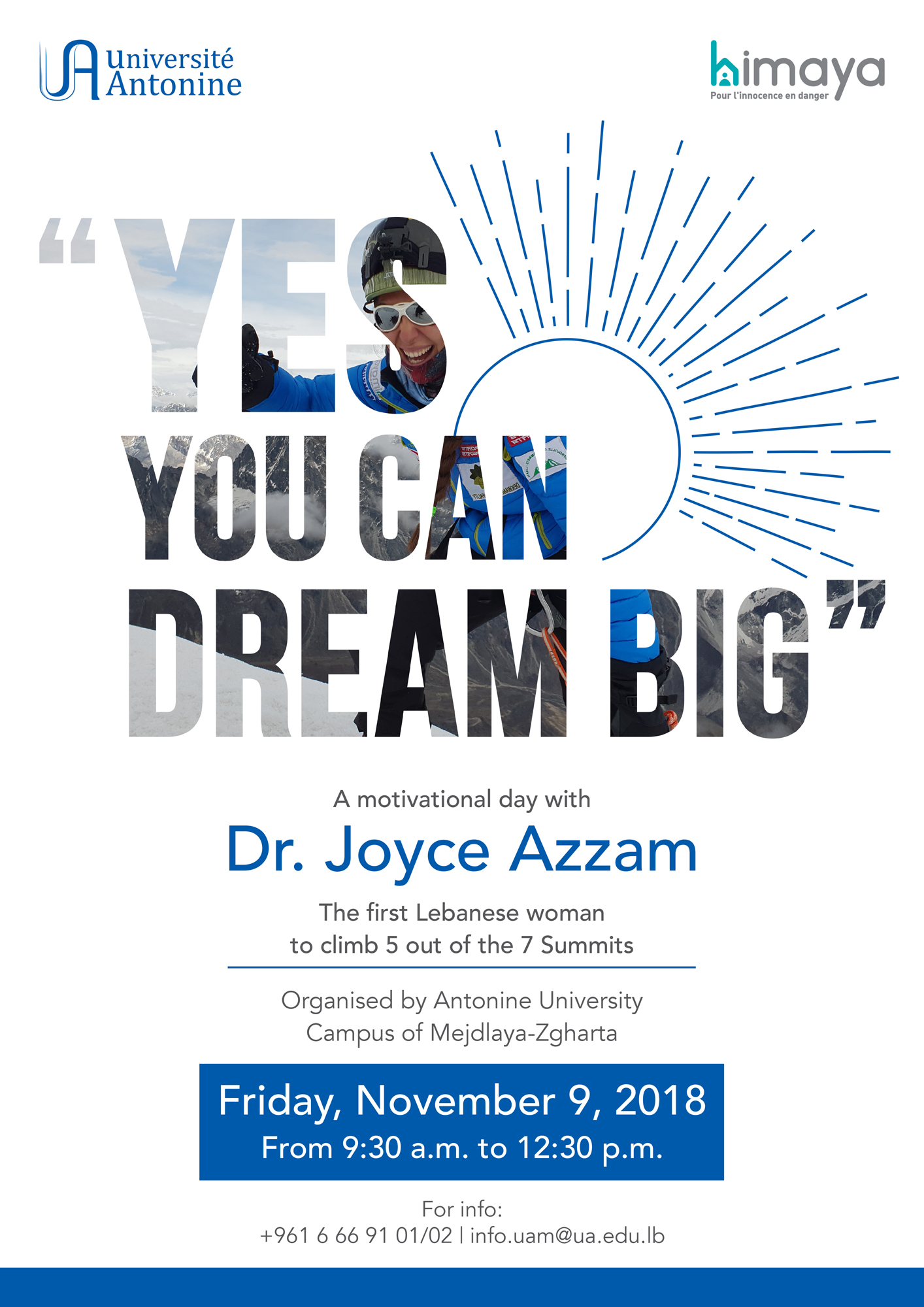 "YES YOU CAN DREAM BIG"