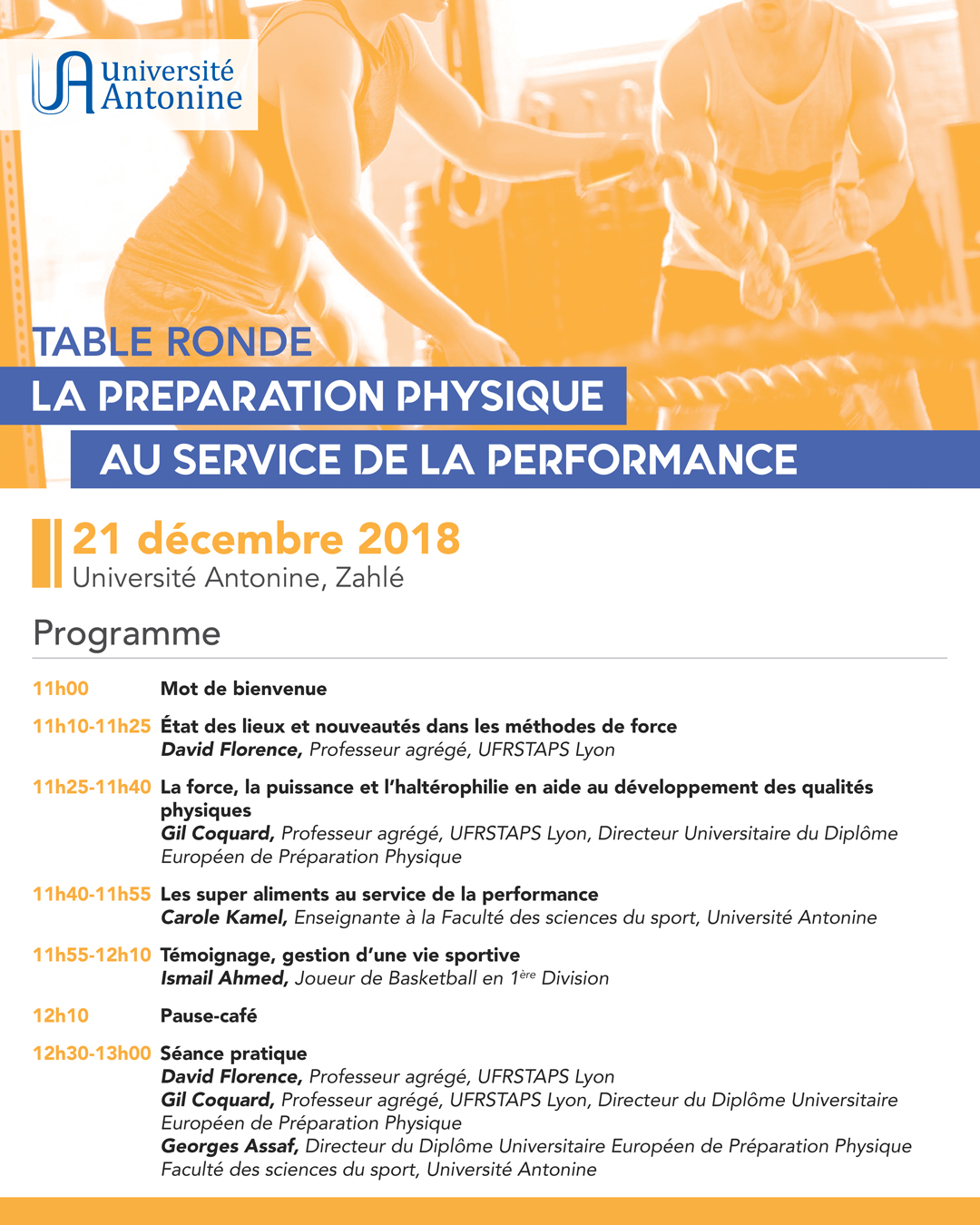 Table ronde la preparation physique au service de la performance