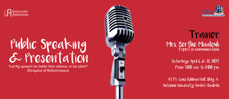 Public Speaking and Presentation.